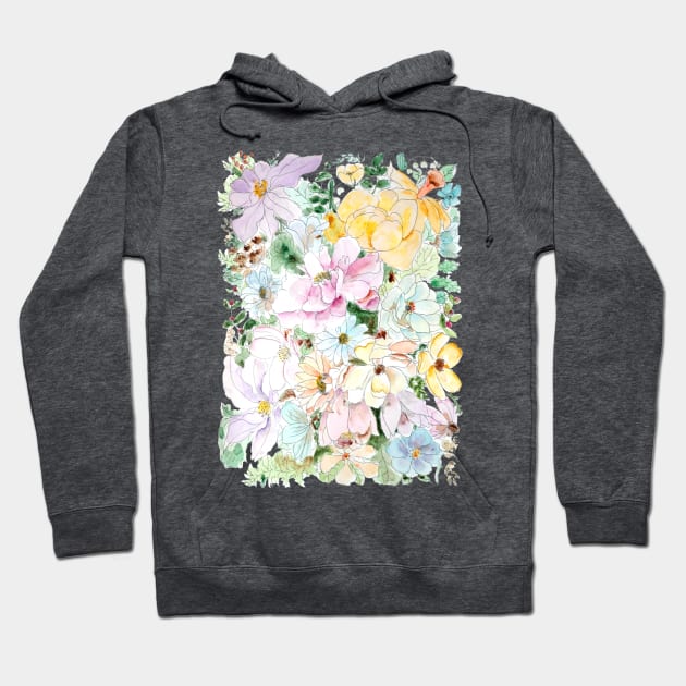 flowers and leaves arrangement 2021 Hoodie by colorandcolor